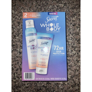 Secret Whole Body Deodorant -‎ 2PK